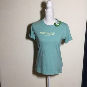 Life Is Good Short Sleeved Light Green T Shirt